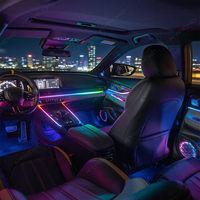 KYNCHO Pour GAC Empow, éclairage ambiant de voiture à LED 64 couleurs, symphonie de lumières, contrôle par application Bluetooth, éclairage intérieur de voiture 12V, design invisible