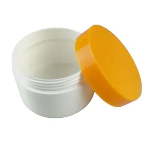 100ml white PP plastic face cream jar cosmetic container for moisturizer wholesale