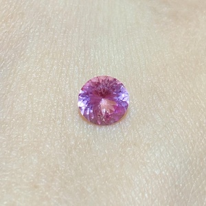 Moissanita, Gema Suelta en Color Rosa, Corte Brillante Redondo, Sintética Creada en Laboratorio, 6.5mm, 1 Quilate, Piedra para Joyería - Product Image 2