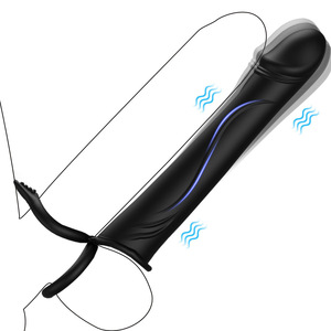 Vibrador Anal Multifunción con Anillo Doble y Retrasador de Eyaculación, Juguete Erótico para Parejas - Product Image 2