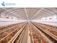 Conception de bâtiments industriels modernes en acier préfabriqués pour poulaillers et fermes avicoles de poulets de chair à vendre