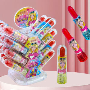 Sucette en forme de rouge à lèvres éclairant, scintillante, au <span class=keywords><strong>sucre</strong></span> roux, saveur fruitée, bonbon jouet, vente en gros de bonbons aux fruits - Product Image 2