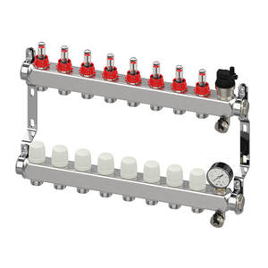 Nuova versione in acciaio inossidabile di alta qualità per il <span class=keywords><strong>riscaldamento</strong></span> del collettore dei <span class=keywords><strong>collettori</strong></span> del <span class=keywords><strong>pavimento</strong></span> dell'acqua della pompa - Product Image 3