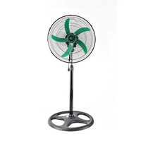 Ventilateur électrique sur pied oscillant en plastique de 18 pouces, prix d'usine