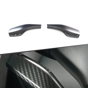 Couvercle de tiges de changement de vitesse en carbone mat, 2 pièces en carbone sec pour Tesla Model 3 et Y - Product Image 2