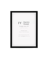 Kit de cadre photo en bois MDF style nordique A3 A4 noir naturel blanc pour décoration murale