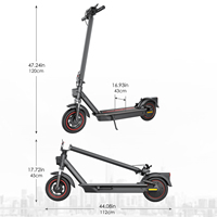 Trottinette électrique pliable à commande intelligente Bluetooth, entrepôt USA, trottinette électrique portable pour adultes, système de freinage double sécurisé