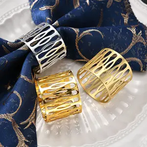 Metal Plated Comb Napkin Ring