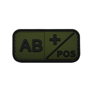 Parche Táctico de Camuflaje para Brazalete, Tipo 0 Positivo, Grupo Sanguíneo B O <span class=keywords><strong>AB</strong></span> -IR, Reflejo en la Oscuridad, Color Negro, Accesorios para Mochila - Product Image 3