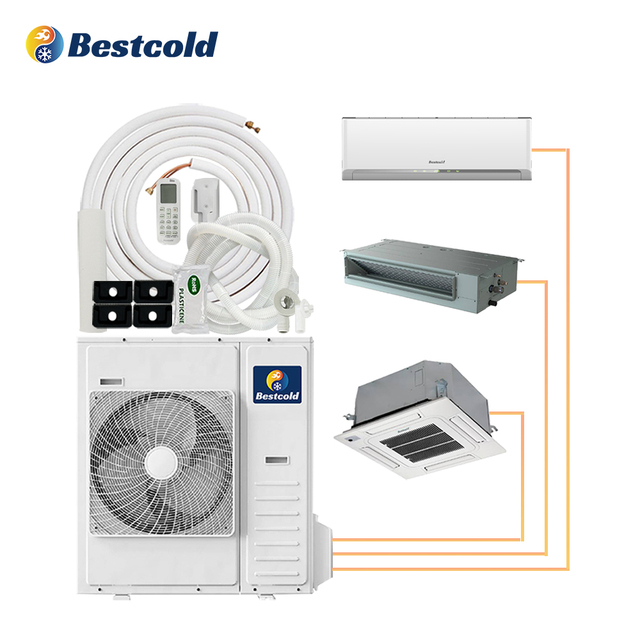 Bestcold Variable Frequency Electric Multi-Zone Split Type Air Conditioner for Home Commercial Use Energy Efficiency Class A+++