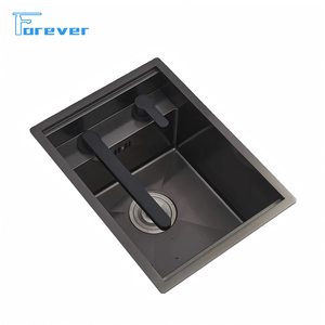 Nouveau Nano Black Hidden Mini évier d'île <span class=keywords><strong>en</strong></span> acier inoxydable 304 comptoir <span class=keywords><strong>de</strong></span> bar et évier <span class=keywords><strong>de</strong></span> café avec robinet <span class=keywords><strong>de</strong></span> cuisine <span class=keywords><strong>de</strong></span> levage - Product Image 5