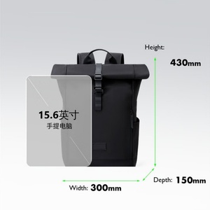 Sac à dos en tissu Oxford imperméable, sac à dos décontracté personnalisé pour l'extérieur avec compartiment pour ordinateur portable - Product Image 2