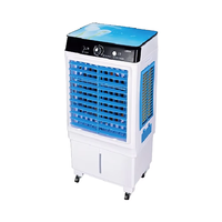 Refroidisseur d'air portable 45L couvercle en verre humidificateur de refroidissement par eau douce pour usage domestique commercial Calcium