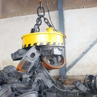 Imán de Elevación Electromagnético para Placas de Acero, Chatarra, Capacidad de Elevación de 500 a 10,000 Kg