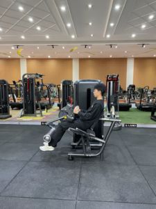Équipement de fitness personnalisé de haute qualité, machines multi-intégrées à sélection de charge par broche, <span class=keywords><strong>extension</strong></span> de jambe assise personnalisée à prix abordable - Product Image 2