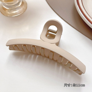 Copricapo da donna color caffè al latte autunno e inverno clip artiglio per capelli da bagno artiglio per capelli grande clip di squalo accessori per capelli all'ingrosso - Product Image 4