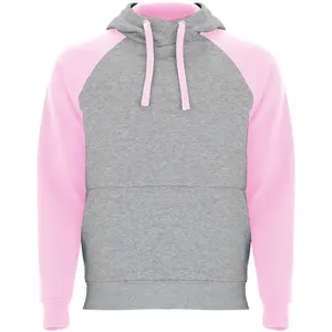 Felpa con cappuccio unisex bicolore Badet - Product Image 4