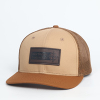 Casquette de sport d'extérieur à 6 panneaux de haute qualité, couleur personnalisée, logo en cuir, Richardson 112 Trucker Cap