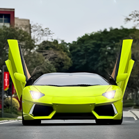 KUCAI TPU Film de Protection Auto-Réparateur Vert Acide pour Carrosserie, Résistant aux Rayures, Rouleau 1.52*15M/rouleau
