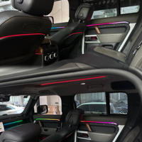 Kit d'éclairage d'ambiance intérieur LED 12V SJC pour Land Rover Defender 2020-2025, éclairage ambiant dynamique de voiture à 64 couleurs, décoration