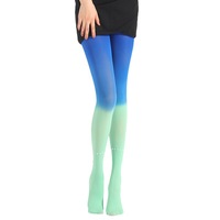 Vente de gros Combinaison taille haute avec perles et strass Bas en maille Bas dégradés Collants/collants