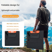Panneaux solaires pliables 200W, étanches IP67, couverture solaire pliable, support personnalisé pour équipement extérieur hors réseau