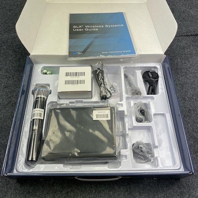SLX4 BETA58a Wireless Saxophone Karaoke Microphone Live Microphone Lavalier Wireless UHF Microphone Mic System