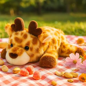 Juguete <span class=keywords><strong>de</strong></span> Peluche <span class=keywords><strong>de</strong></span> Reno Adorable, Superventas Transfronterizo, Muñeco Decorativo Personalizado, Animal <span class=keywords><strong>de</strong></span> Peluche <span class=keywords><strong>de</strong></span> Dibujos Animados con Relleno <span class=keywords><strong>de</strong></span> Algodón PP y Forro <span class=keywords><strong>de</strong></span> Malla - Product Image 4