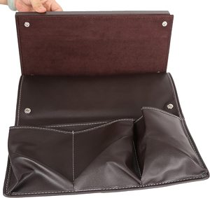 Organizer per Bracciolo del <span class=keywords><strong>Divano</strong></span> in Pelle, Borse Portaoggetti Multifunzione Ecologiche con <span class=keywords><strong>Porta</strong></span> <span class=keywords><strong>Telecomando</strong></span> per Soggiorno - Product Image 5