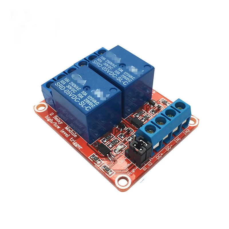 Two Channel Relay Module 5V 12V with Optocoupler Isolation Support High ...