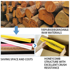 Hot bán có thể tái chế chai rượu vang bảo vệ tổ ong tay áo giấy tay Áo đệm vật liệu - Product Image 2