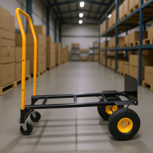 Carrello Piattaforma Robusto D0100HPTIT7, Capacità 150 kg, Costruzione in Acciaio, Ruote Girevoli per Trasporto in Magazzino - Product Image 2