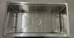 Lavello da <span class=keywords><strong>cucina</strong></span> angolare multifunzionale R10 in acciaio inox fatto a mano di alta qualità per fabbrica - Product Image 6