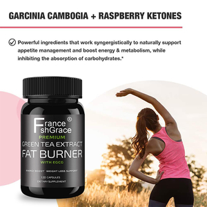 Cápsulas Quemagrasas con Extracto de Té Verde y EGCG, Suplemento Personalizado para el Control de Peso en Adultos - Product Image 2