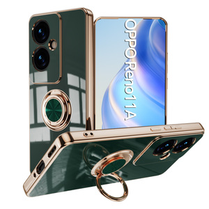 เคสโทรศัพท์เคลือบเงาหรูหราพร้อมขาตั้งวงแหวน 360 องศา สำหรับ <span class=keywords><strong>OPPO</strong></span> Reno11A เคสโทรศัพท์ญี่ปุ่น A79 A3Pro พร้อมที่ยึดแม่เหล็กในรถยนต์ - Product Image 2