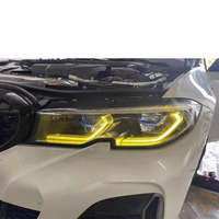 Pièces automobiles SJC, DRL de style CSL modifiées pour BMW G20 Série 3 M3 CSL, module de phare DRL jaune amélioré (2019 - 2022 LASER)