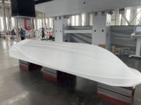 Moules pour bateaux et yachts en fibre de verre, machine CNC 5 axes