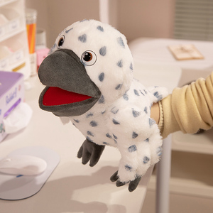 Juguete de Peluche de Pavo Real para Niños al por Mayor, Marioneta de Mano de Animal con Boca Abierta, Muñeco de Peluche Suave de Algodón PP - Product Image 5