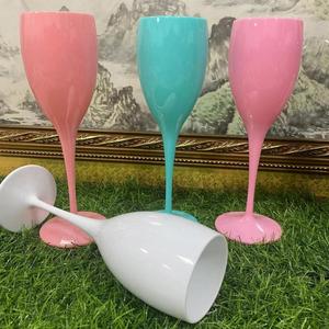 175ML Acrylic Champagne Flute Stemware Elegant European Style Transparent Plastic Cup for Wedding Party Events - Product Image 1