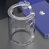 Vente en gros de coque de téléphone portable en TPU pour iPhone 17 16pro Max XR XS 15 14 13 12 11Transparent clair 1.5mm d'épaisseur