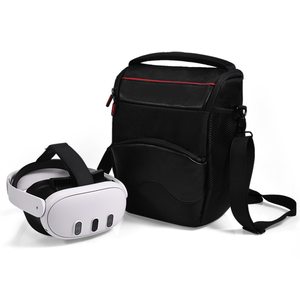 Estuche de transporte, bolsa de almacenamiento para Meta Quest3/Quest2/Pico4/<span class=keywords><strong>PS</strong></span> <span class=keywords><strong>VR</strong></span>, accesorios para auriculares, <span class=keywords><strong>gafas</strong></span>, bandolera de un solo hombro - Product Image 3