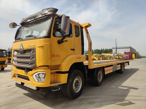 SINOTRUK HOWO NX 6x2 Three-Section <b>Flatbed</b> Wrecker <b>Truck</b> 33Ton Total Mass 25Ton Recovery Tow <b>Truck</b> - Product Image 5