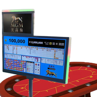 Accessoires de casino, écran de roulette double face LCD HD 27 32 pouces pour jeux de casino