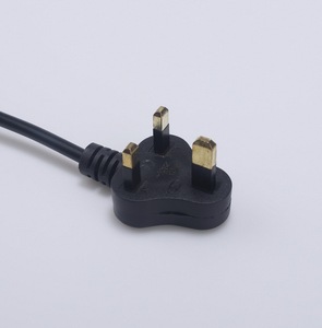 Wholesale <strong>UK</strong> 3 Pin Plug Power Cable Copper PVC Durable British AC Power Cord for Laptop <strong>Rice</strong> Cooker - Product Image 6