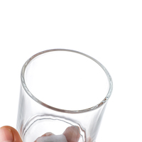 Vente Directe Usine : Pot à Bougie en Verre Clair de 200 ml avec Couvercle en Bois de Bambou pour Cire de Soja