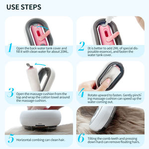 Cepillo Ecológico de ABS para Eliminar el Pelo de Perros y Gatos, para el Cuidado de Mascotas - Product Image 4