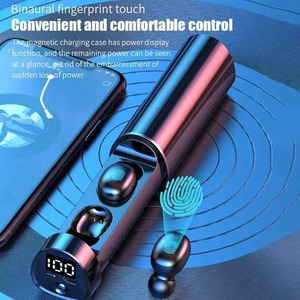 Auriculares deportivos con bocina de anillo de cobre Real manos libres inalámbricos baratos auriculares de silicona amigables con la piel con Banco de energía <span class=keywords><strong>N21</strong></span> - Product Image 5