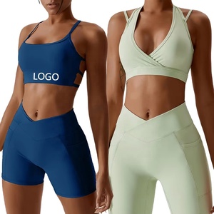 CYFS- YTZ600 Pièce de remorquage pour dames Yogasuit Respirant Séchage rapide Sportswear Fitness Gymwear Couleur assortie Gym Yogawear Fitnesswear - Product Image 1