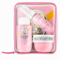 Kit de voyage 3 en 1 parfum tropical : mini crème douche, lotion corporelle, brume parfumée – Coffret cadeau de soins corporels portables