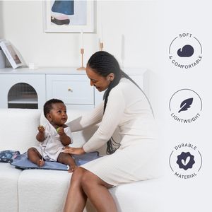 Tapis à langer portable pour bébé, échantillon gratuit, de qualité supérieure, imperméable, léger, tapis à langer pour bébé - Product Image 2